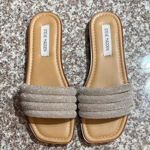 Steve Madden Rhinestone Sandals 8